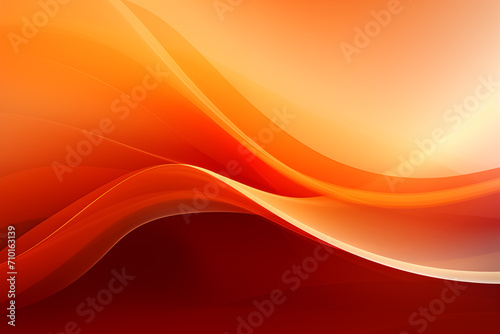 Abstract orange curve background