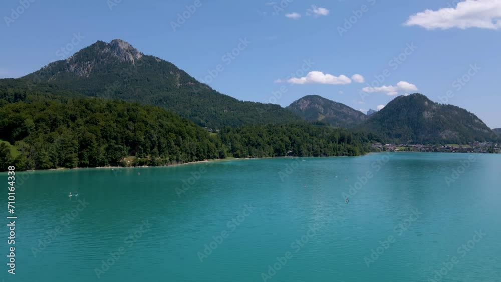 Drohnenflug am Fuschlsee Drohnenflug am Fuschlsee