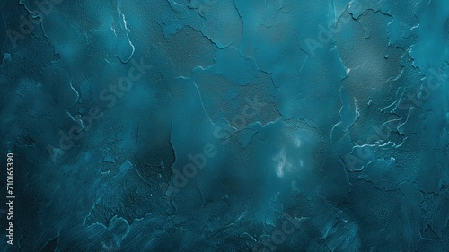 Textured blue painting resembling a satellite view of an ocean photo