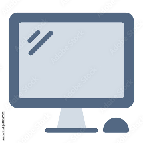 Screen monitor desktop icon