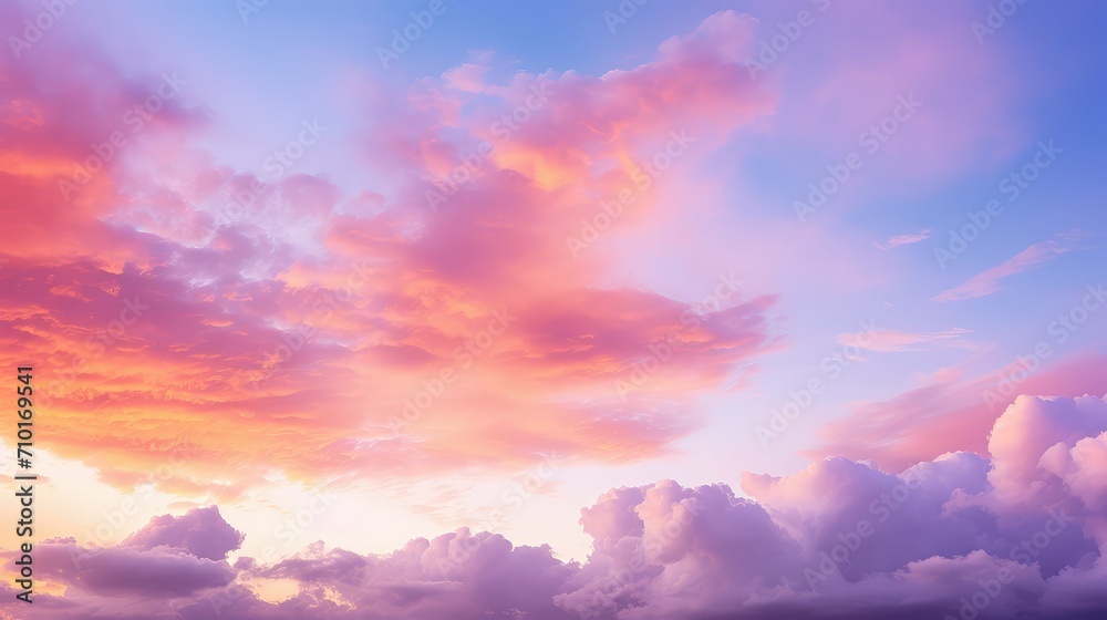 nature beauty sky background illustration clouds sunsunrise, blue colorful, peaceful vibrant nature beauty sky background