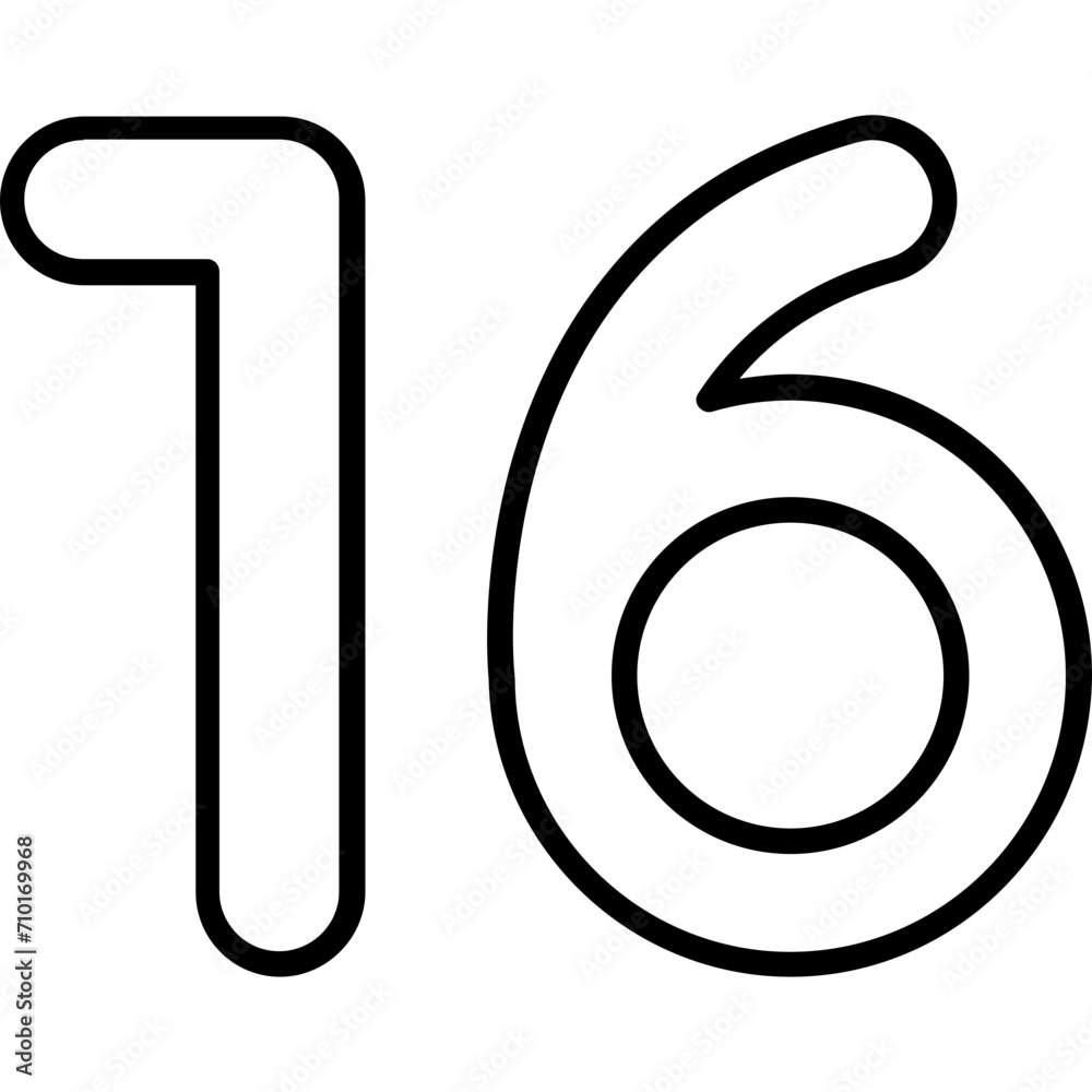 Sixteen Icon