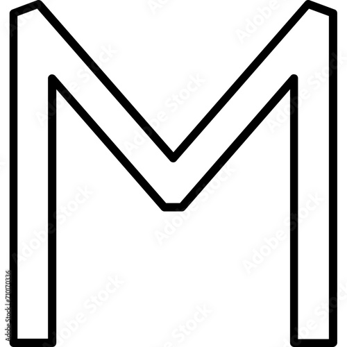 Capital M Icon