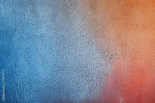 rough texture with a gradient transition from blue to red-orange. © Enigma