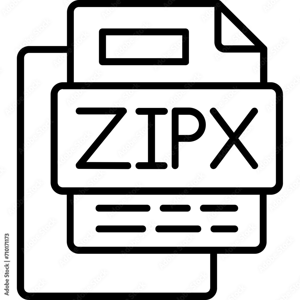 Zipx File Icon Zipx File Icon