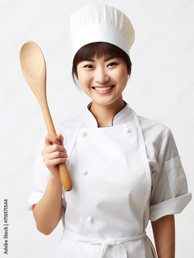 Female Chef Preparing Gourmet Dish, AI Generated Female Chef Preparing Gourmet Dish, AI Generated