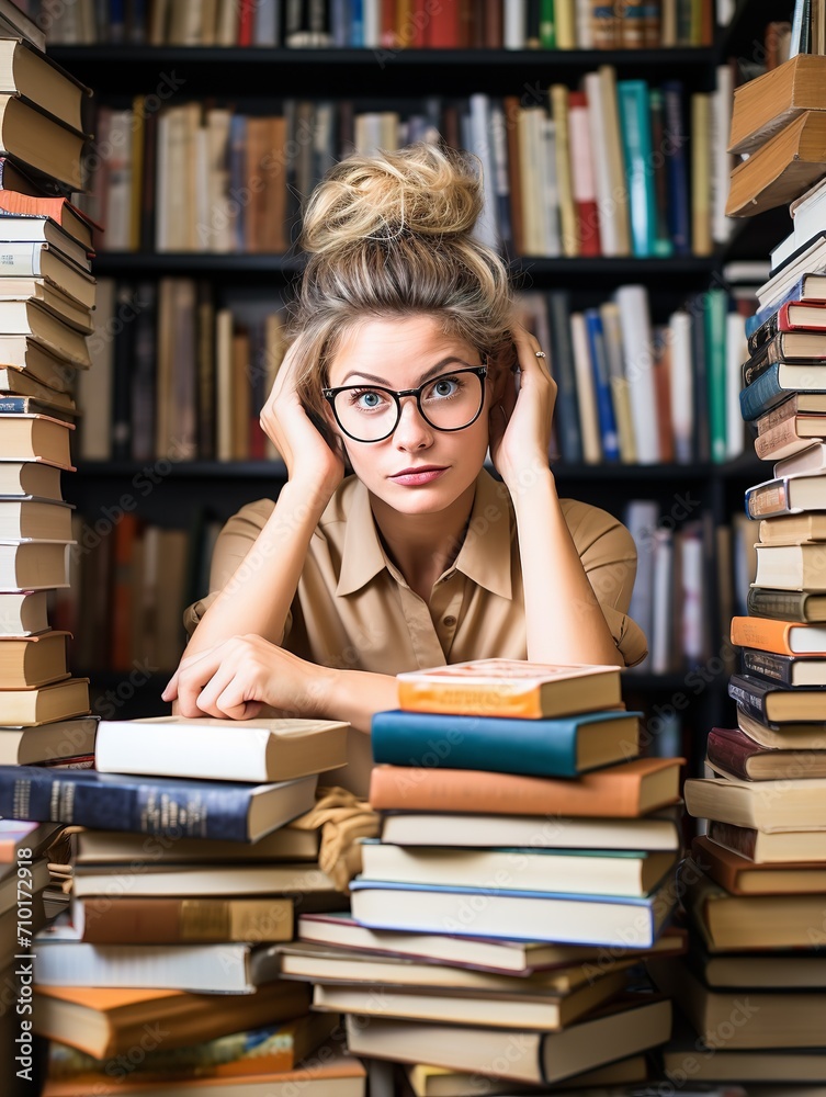 Female Teacher Leading Class, AI Generated Female Teacher Leading Class, AI Generated
