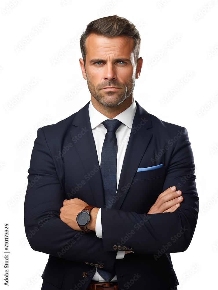Male Business Manager Leading Team, AI Generated Male Business Manager Leading Team, AI Generated
