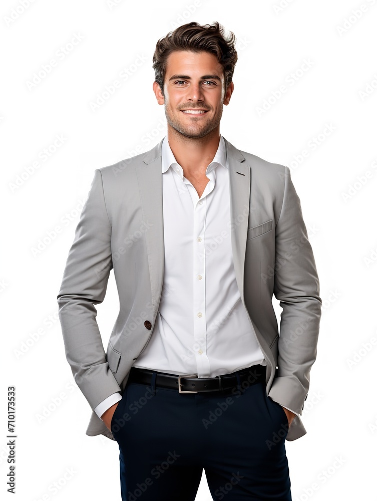 Male Business Manager Leading Team, AI Generated Male Business Manager Leading Team, AI Generated