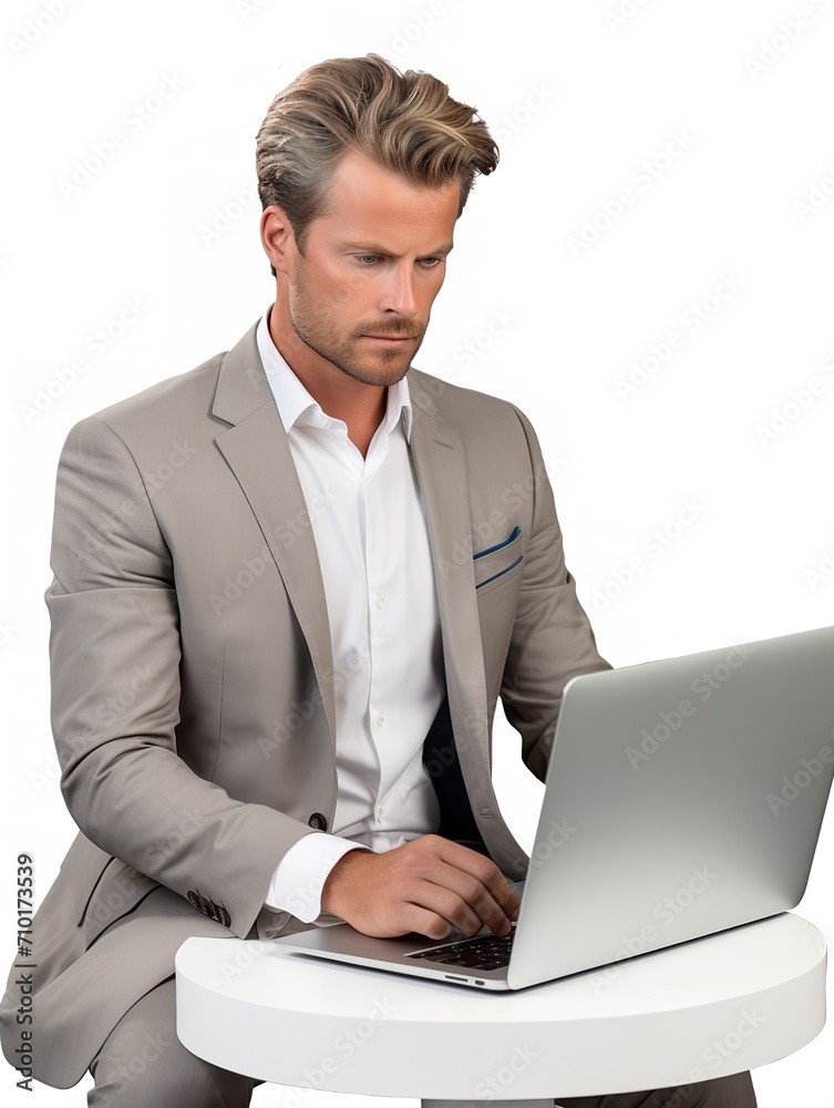 Male Business Manager Leading Team, AI Generated Male Business Manager Leading Team, AI Generated