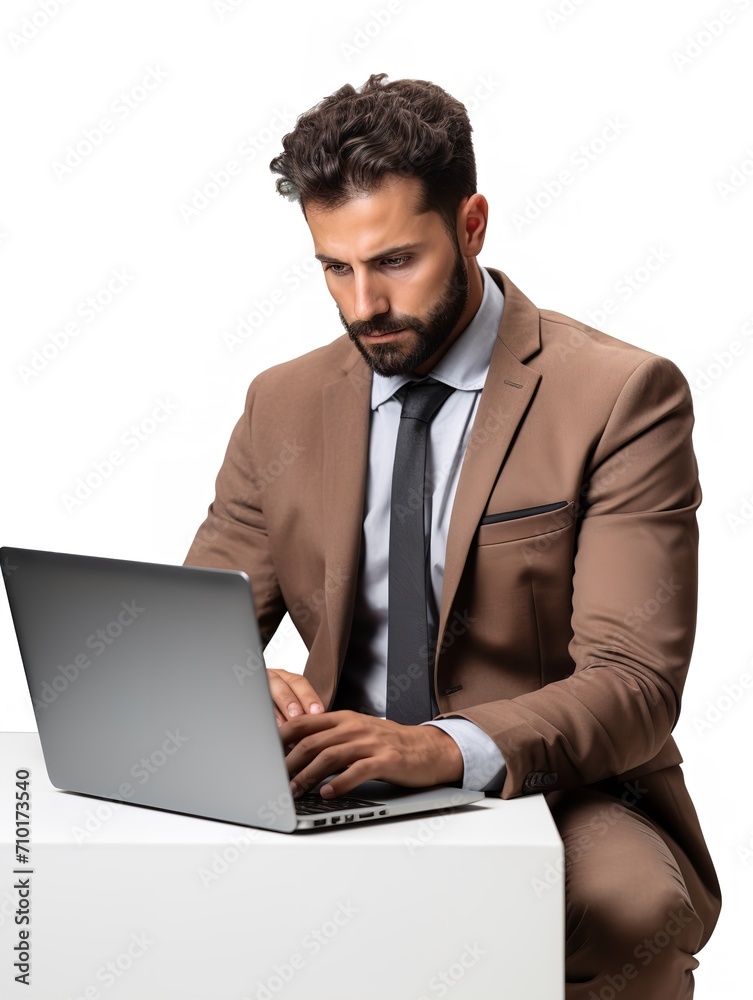 Male Business Manager Leading Team, AI Generated Male Business Manager Leading Team, AI Generated