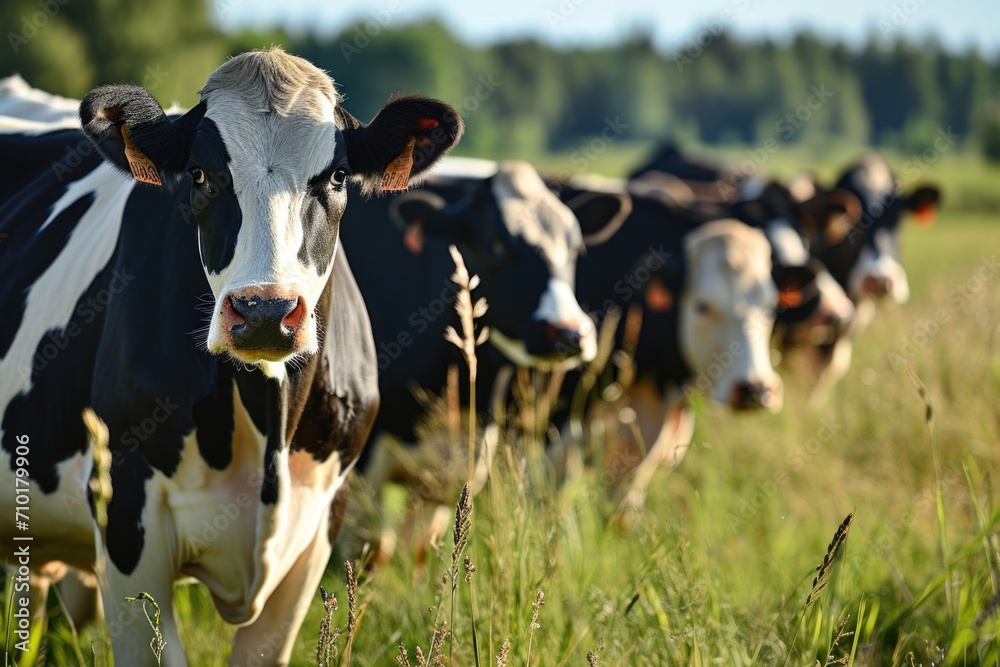 Distinctive Holstein Friesian cows in Estonia. Distinctive Holstein Friesian cows in Estonia.