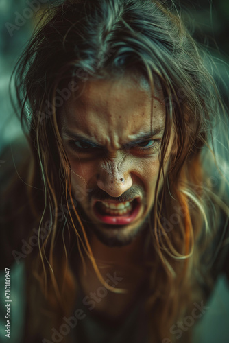 man with hate in his veins © Leonardo