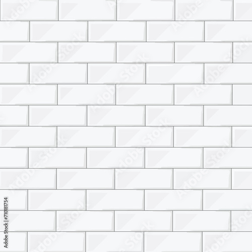 White brick wall rectangles