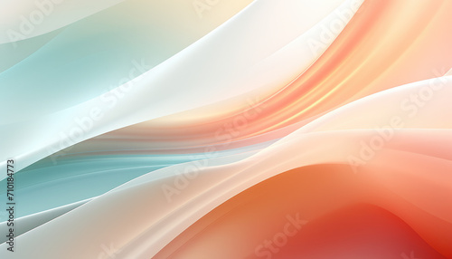 Futuristic abstract light coloured wavy forms background