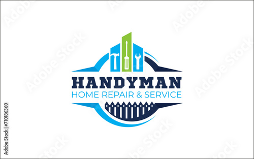 Illustration vector graphic of construction, home repair, renovation, and building concept logo design template