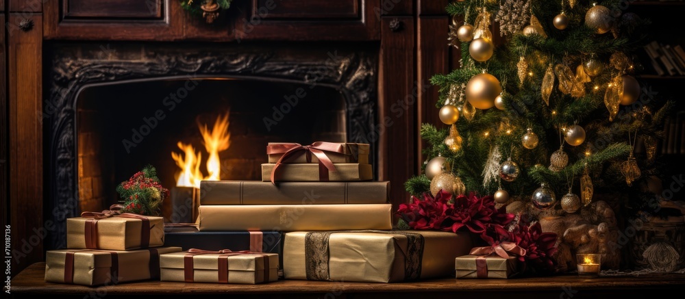 Gifts and books remain under the tree on Boxing Day. Gifts and books remain under the tree on Boxing Day.