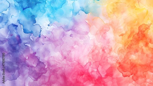  Watercolor background features an abstract pattern.