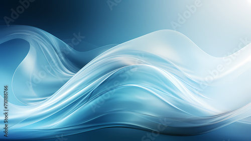 3d modern white and blue abstract digital art background
