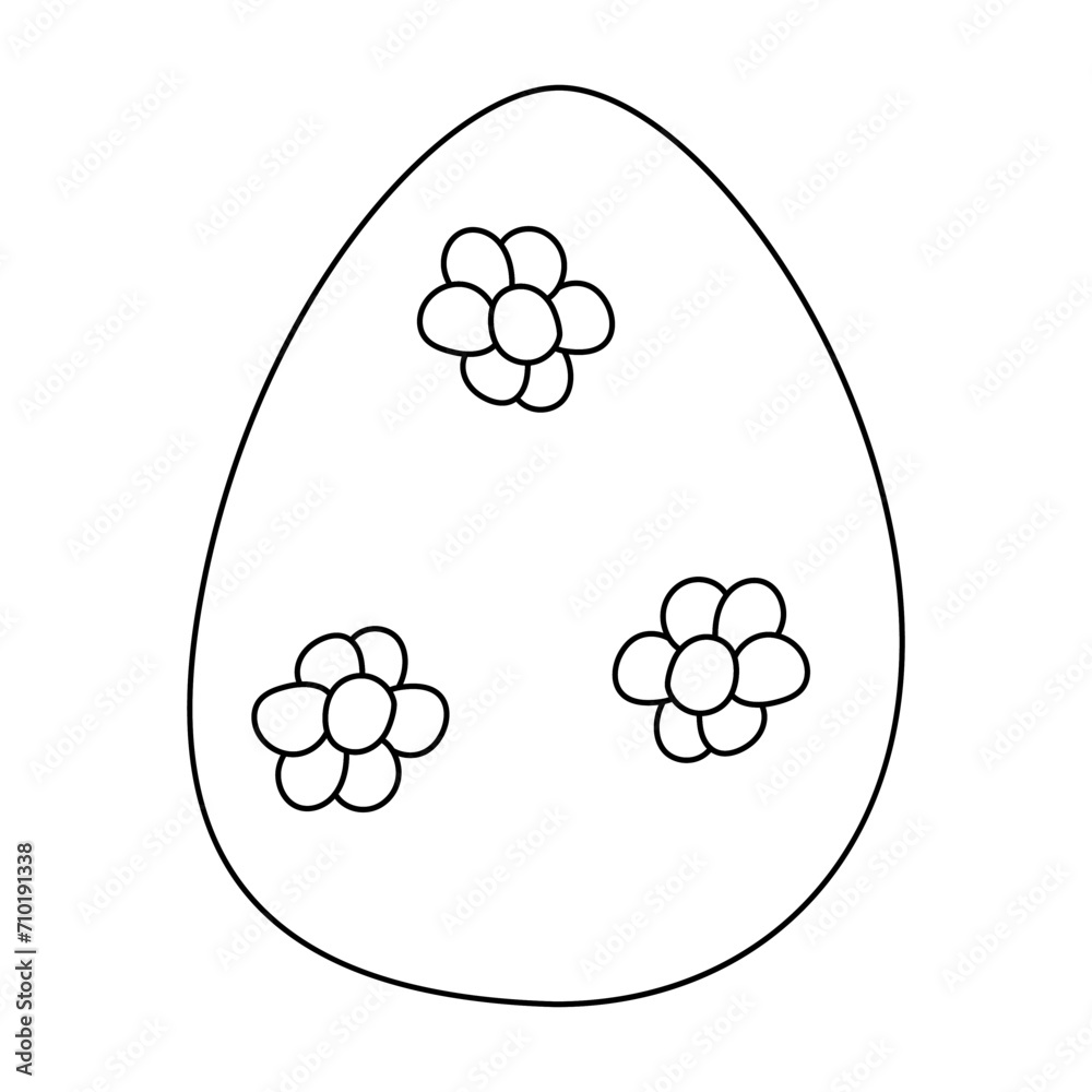 easter egg pattern hunting spring icon element