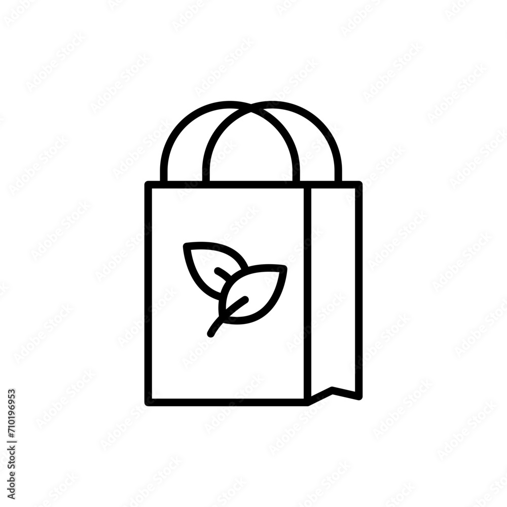 Bag package outline icons, minimalist vector illustration ,simple transparent graphic element .Isolated on white background Bag package outline icons, minimalist vector illustration ,simple transparent graphic element .Isolated on white background