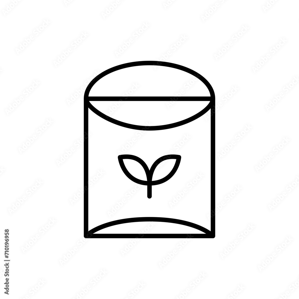 Eco package outline icons, minimalist vector illustration ,simple transparent graphic element .Isolated on white background Eco package outline icons, minimalist vector illustration ,simple transparent graphic element .Isolated on white background