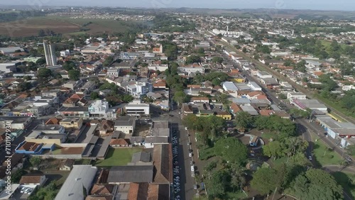 Rolândia Donwton Paraná Brazil drone high altitude 4k south photo