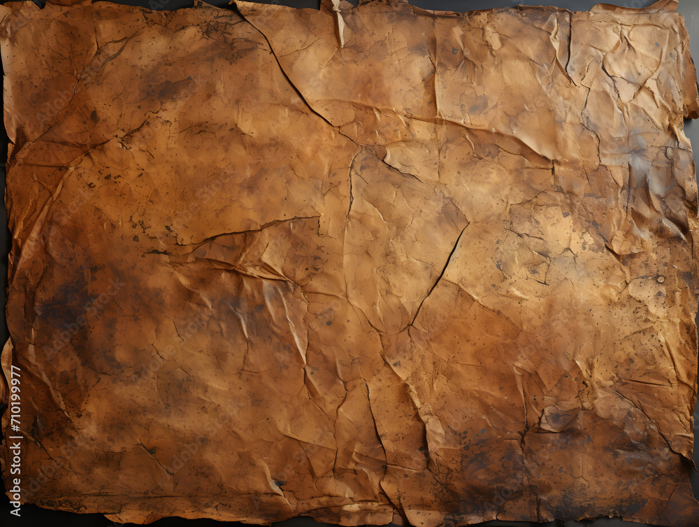Fototapeta premium Old Vintage Paper with Torn and Rusty Effect. Aged Paper Texture Background