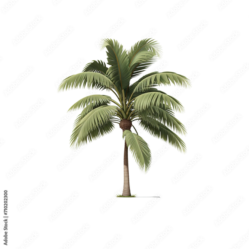 Palm tree, plant, cartoon, png
