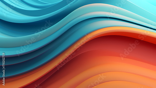 Modern art abstract background with 3d wave design