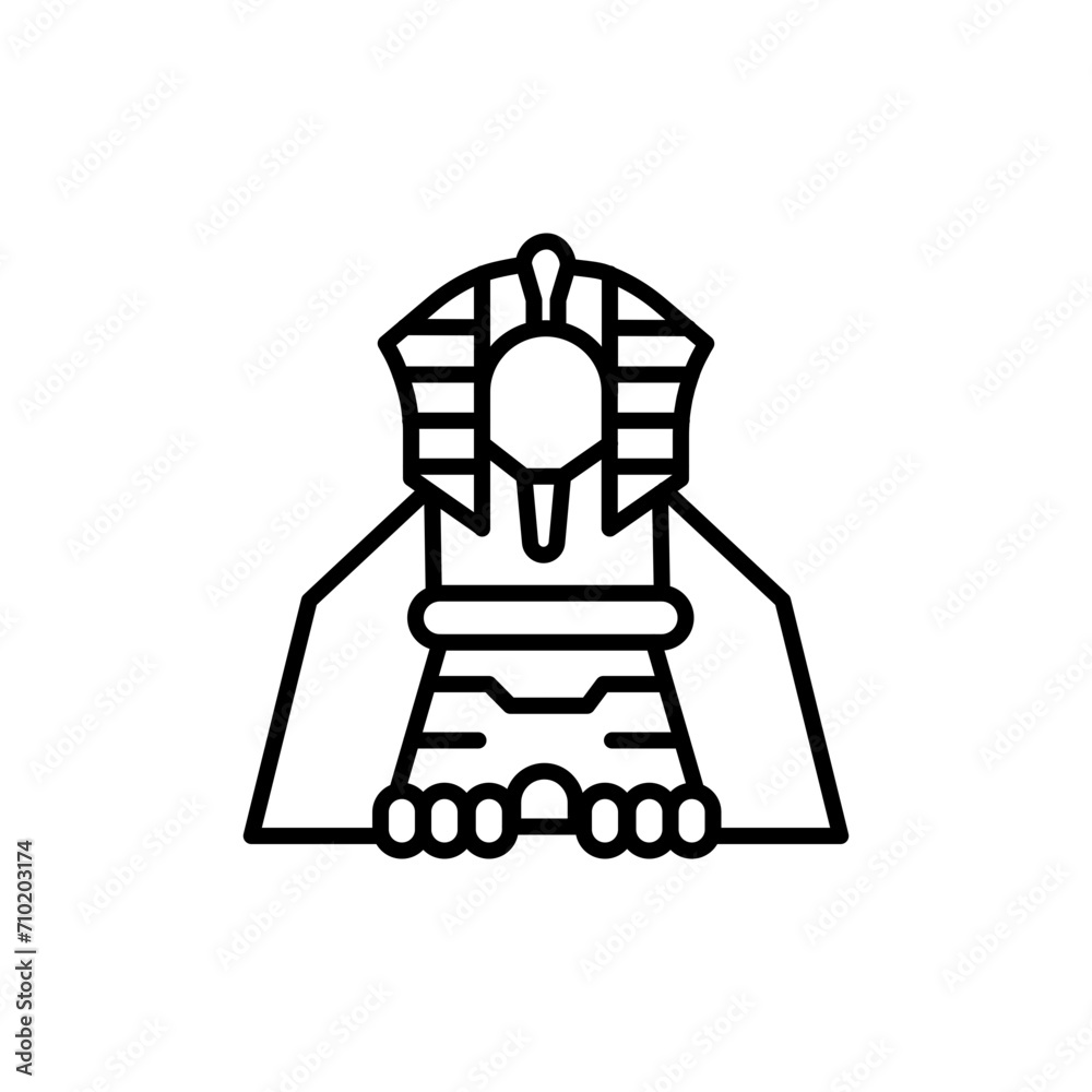 Sphinx outline icons, egypt minimalist vector illustration ,simple transparent graphic element .Isolated on white background Sphinx outline icons, egypt minimalist vector illustration ,simple transparent graphic element .Isolated on white background