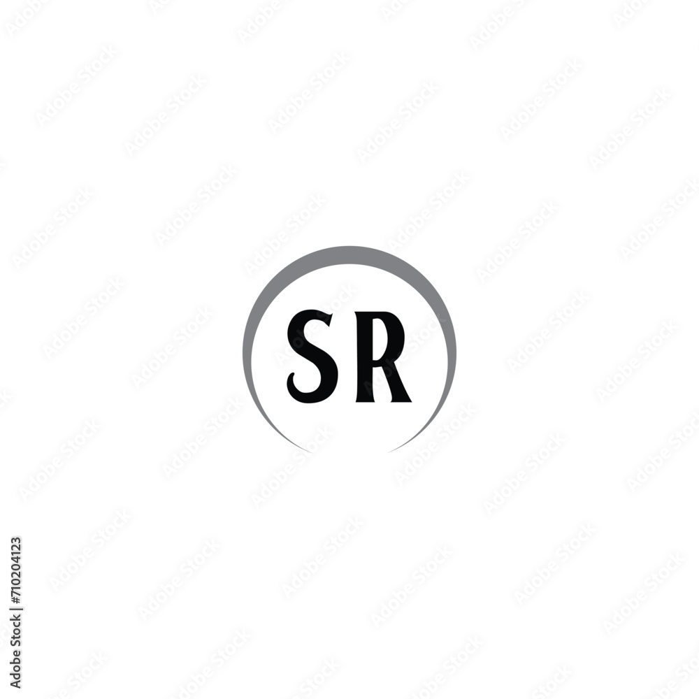 SR, RS, S, R abstract letters logo monogram. SR Letter Initial Logo Design Template Vector Illustration SR, RS, S, R abstract letters logo monogram. SR Letter Initial Logo Design Template Vector Illustration