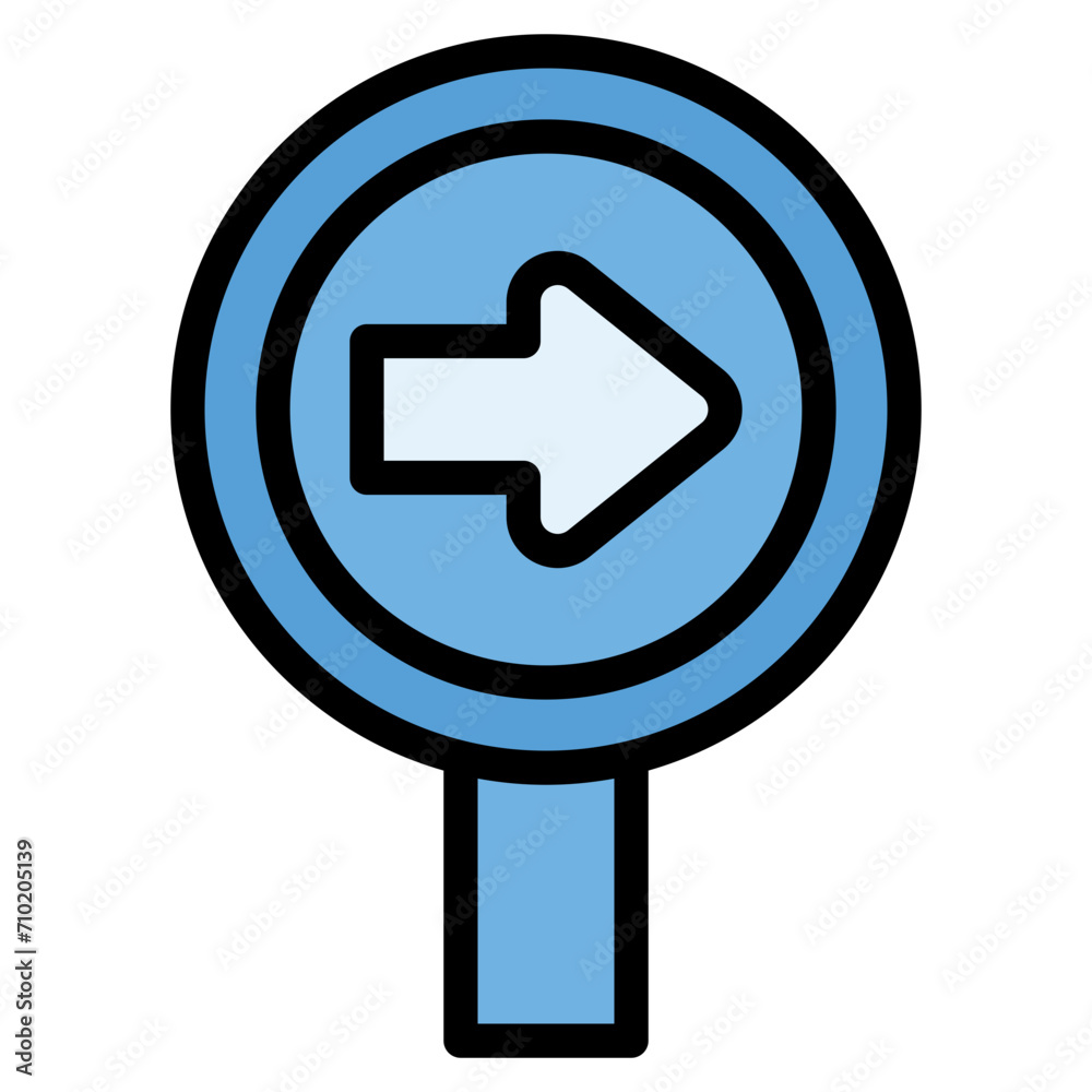 Turn Right Icon