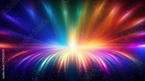 luminous glow rainbow background illustration radiant iridescent, kaleidoscope prismatic, ing luminescent luminous glow rainbow background