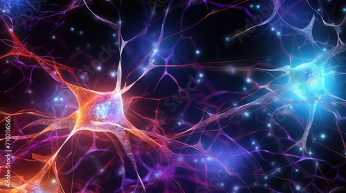 Complex neuronal network neurons synapses in brain. Explore neural encoding and decoding mechanisms. Neural representation, dynamic process of neuroplasticity. Neurotransmitter neuromuscular junctions