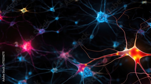 Neuronal human brain axon mind x-ray network: neurons, synapses, brain mapping, neural oscillation, and neural network theory. Neural integration and synchronization, neural encoding and decoding. © Leo