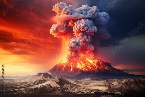 Volcanic eruptions in Iceland photo