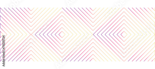 gradient violet outline chevron squares geometric design background