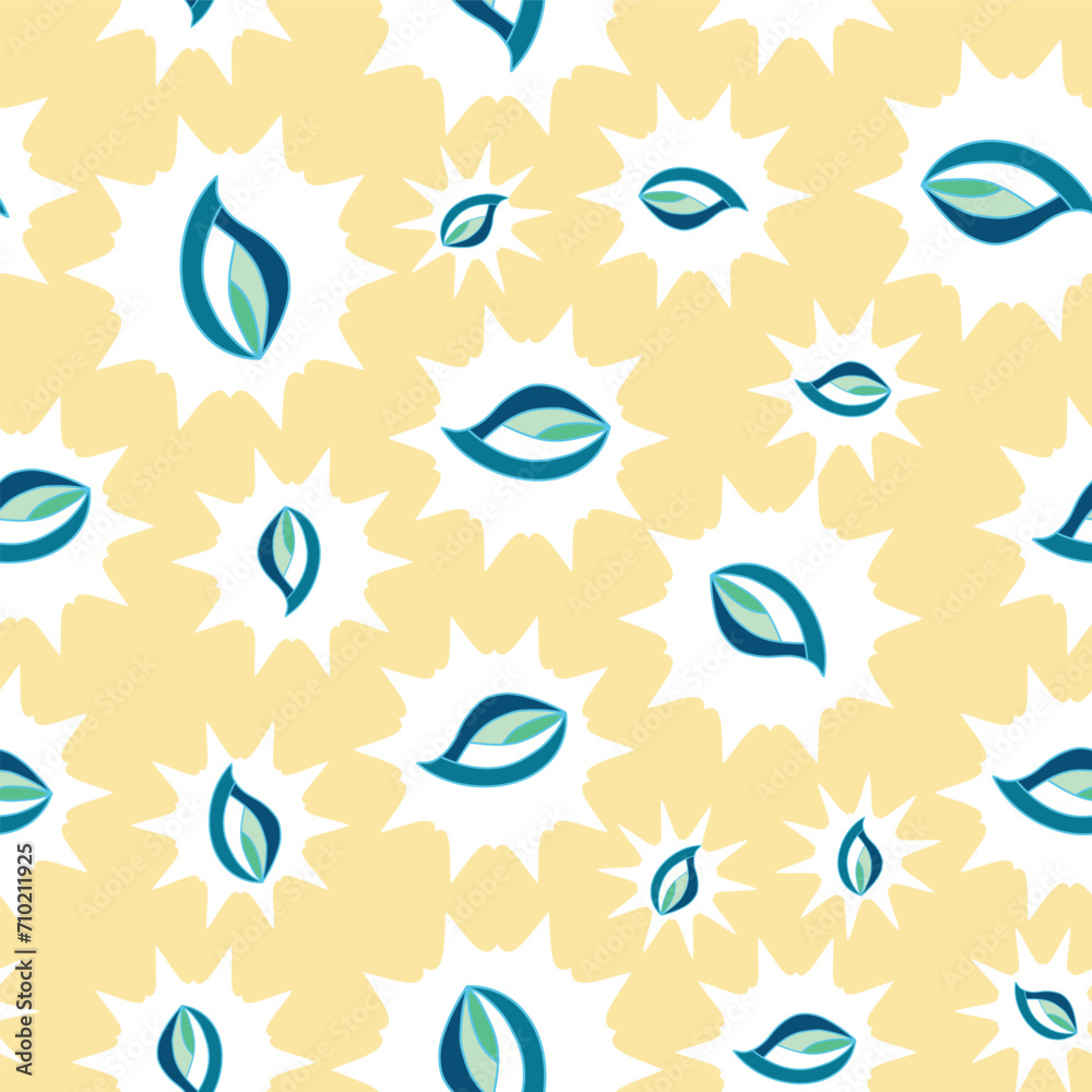 seamless repeat pattern with beautiful floral motif, on a light yellow, background perfect for fabric, scrap booking, wallpaper, gift wrap projects seamless repeat pattern with beautiful floral motif, on a light yellow, background perfect for fabric, scrap booking, wallpaper, gift wrap projects