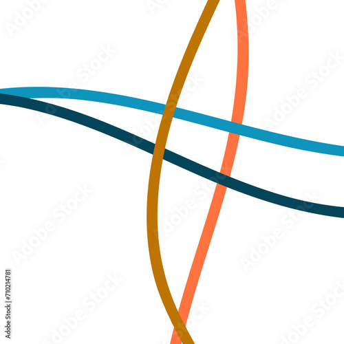 Bild auf Leinwand Retro graphic lines background