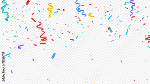 Celebration background with colorful confetti