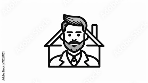 architect icon isolated on white background from architecture and travel collection