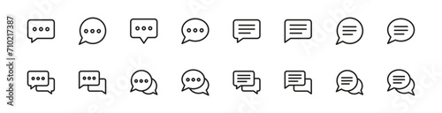 Chat icon, bubble speech icon for web, ui, and mobile apps