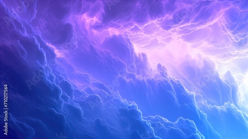 Dramatic purple cloudscape with a dynamic sky