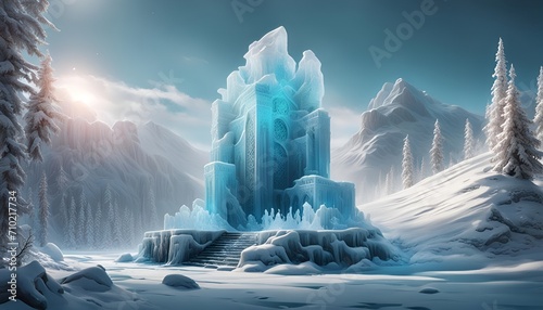 Time-Traveling Ice Portal