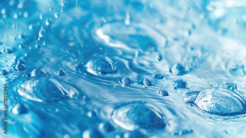 Close-up of water surface with floating bubbles