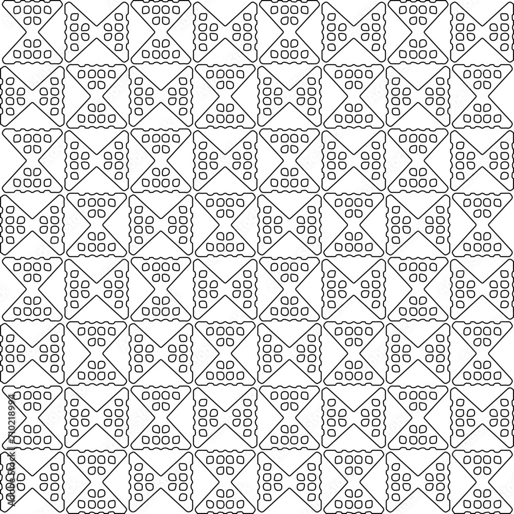 Abstract shapes.Patterns from lines.White wallpaper. Vector graphics for design, textile, decoration, cover, wallpaper, web background, wrapping paper, fabric, packaging. Repeating pattern.