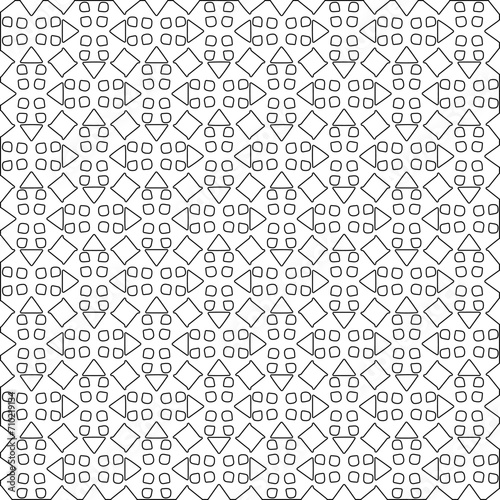 Abstract shapes.Patterns from lines.White wallpaper. Vector graphics for design, textile, decoration, cover, wallpaper, web background, wrapping paper, fabric, packaging. Repeating pattern.