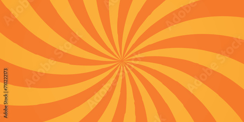 seamless abstract ray and illustration vector sunburst texture yellow and orange sunbeam pattern background.