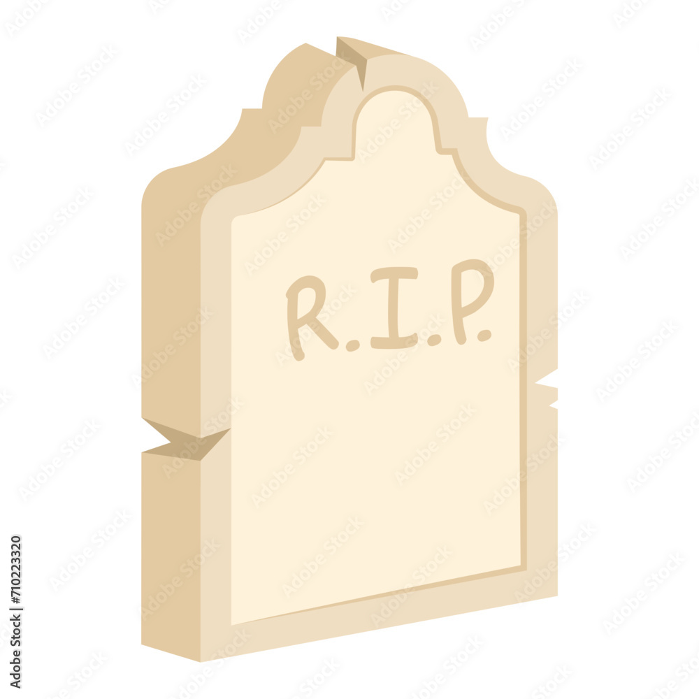 Detailed tombstone icon Vector Detailed tombstone icon Vector